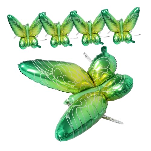 CIYODO 5 Stück Flügel Ballon Partyballons Schmetterlingsballons schmetterling hochzeitsdekorationen Schmetterlings-Gastgeschenke schmetterling dekorationen Aluminiumfolie Green CIYODO 5 Stück Flügel Ballon Partyballons Schmetterlingsballons schmetterling hochzeitsdekorationen Schmetterlings-Gastgeschenke schmetterling dekorationen Aluminiumfolie Green von CIYODO