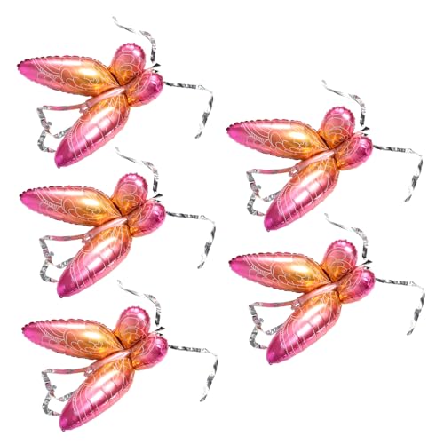 CIYODO 5 Stück Flügel Ballon Schmetterling Dekorationen Ballonaufblasvorrichtung Schmetterlingsballons Schmetterlings-gastgeschenke Heliumballons Ballongirlande Rosa Aluminiumfolie CIYODO 5 Stück Flügel Ballon Schmetterling Dekorationen Ballonaufblasvorrichtung Schmetterlingsballons Schmetterlings-gastgeschenke Heliumballons Ballongirlande Rosa Aluminiumfolie von CIYODO