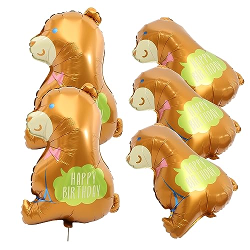 CIYODO 5 Stück Geburtstagsballon für Geburtstag Tiere sortiert Kuh Süßer Folienballon Party süße Luftballons für Aufblasbare Folienballons Aluminiumfolie CIYODO 5 Stück Geburtstagsballon für Geburtstag Tiere sortiert Kuh Süßer Folienballon Party süße Luftballons für Aufblasbare Folienballons Aluminiumfolie von CIYODO