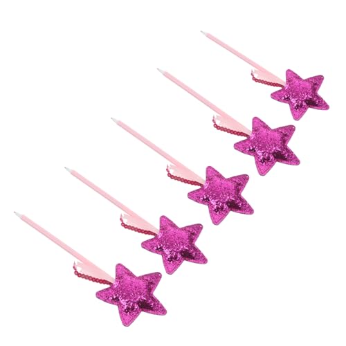 CIYODO 5 Stück Glitter Stern Kugelschreiber Kreative Pu-material Stifte mit Glitzerndem Sternendesign Sanft Schreibend Ergonomisch für Schule Büro Studenten für Partys und Geburtstage CIYODO 5 Stück Glitter Stern Kugelschreiber Kreative Pu-material Stifte mit Glitzerndem Sternendesign Sanft Schreibend Ergonomisch für Schule Büro Studenten für Partys und Geburtstage von CIYODO