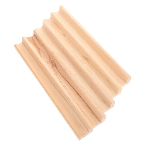 CIYODO 5 Stück Holzbuchstaben Halter Domino Organizer Stabiler Spielesteinhalter für Mexikanisches Domino und Wortspiele Tragbares Design Langlebiges Material Rustikaler Charme von CIYODO