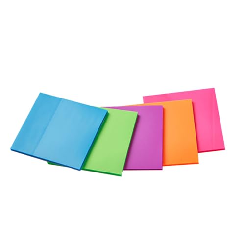 CIYODO 5 Stück Teiliges Farbige Haftnotizen Selbstklebend Transparente Pet memo sticker Vielseitig für Büro Schule und Zuhause Praktische Notizzettel zum Beschriften und Organisieren von CIYODO