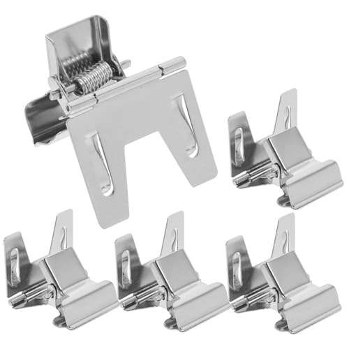 CIYODO 5 Stück Teiliges Metall Preisschild Clips mit Polierter Oberfläche Stabile Etikettenhalter Klammern für Supermarkt Laden Bäckerei Vielseitig Einsetzbar und Platzsparend von CIYODO