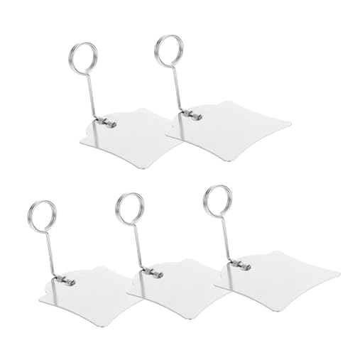 CIYODO 5 Stück Teiliges Preisschildhalter aus Metall Langlebige Draht etikettenklammer für Lebensmittel Preisschilder Vielseitig Einsetzbar in Einzelhandel Supermarkt Ausstellung und CIYODO 5 Stück Teiliges Preisschildhalter aus Metall Langlebige Draht etikettenklammer für Lebensmittel Preisschilder Vielseitig Einsetzbar in Einzelhandel Supermarkt Ausstellung und von CIYODO