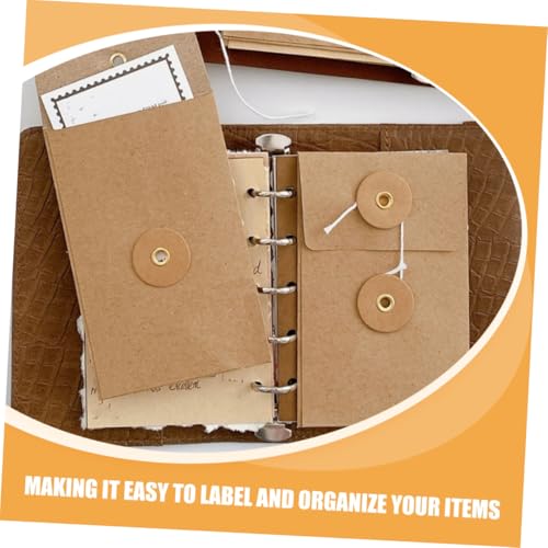 CIYODO 5 Stück Teiliges Vintage Kraftpapier Umschlag Kleine Quadratische Taschen mit Sicherem Schnurverschluss Beschreibbar Robust für Dokumentenaufbewahrung Einladungen Büro und Schule CIYODO 5 Stück Teiliges Vintage Kraftpapier Umschlag Kleine Quadratische Taschen mit Sicherem Schnurverschluss Beschreibbar Robust für Dokumentenaufbewahrung Einladungen Büro und Schule von CIYODO