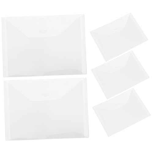 CIYODO 5 Stück Transparent Teiliges Stencil Aufbewahrungsbeutel Leichte Dokumenten und Vorlage Taschen Kompakt Tragbar für Reise und Outdoor Klare Sicht Inhalt CIYODO 5 Stück Transparent Teiliges Stencil Aufbewahrungsbeutel Leichte Dokumenten und Vorlage Taschen Kompakt Tragbar für Reise und Outdoor Klare Sicht Inhalt von CIYODO
