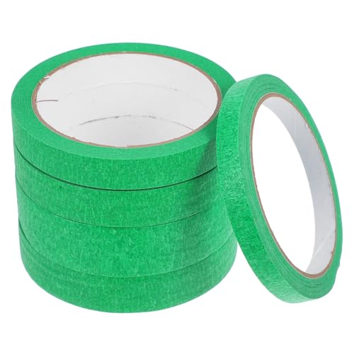 CIYODO 5 Teiliges Abdeckband Im Dunkeln Leuchtendes Paint Goon Tape Farbband Pinstriping Klebeband Für Autos Künstlerband Farbverdünner Klebebandrolle Masking Master Autoband von CIYODO