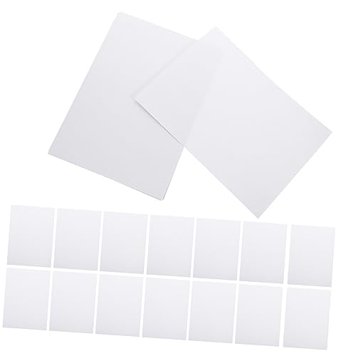 CIYODO 50 Blatt Bedruckbare Klebeetiketten Selbstklebend Rechteckig Reißfestes Kratzfestes Etikettenpapier für Drucker Vielseitig zum Beschriften Organisieren Markieren von CIYODO