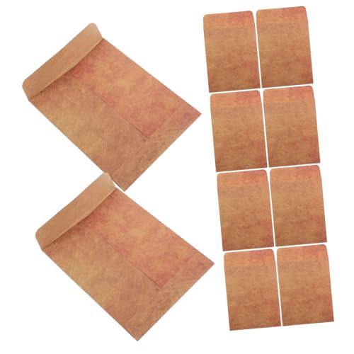CIYODO 50 Stck. Kraft-Umschlag Samenumschläge kleine Aufbewahrungsumschläge Wiederverwendbare Umschläge kleine Umschläge klein Vintage-Umschlag Papier von CIYODO