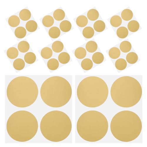 CIYODO 50 Stück Goldene Scratch Off Sticker Rund Selbstklebend Reißfest zum DIY Gestalten von Rubbelkarten für Belohnung Hochzeit Party und Shower CIYODO 50 Stück Goldene Scratch Off Sticker Rund Selbstklebend Reißfest zum DIY Gestalten von Rubbelkarten für Belohnung Hochzeit Party und Shower von CIYODO
