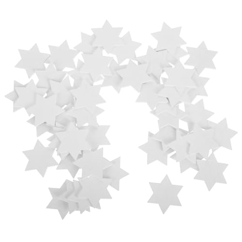 CIYODO 50 Stück Holzsterne Unvollendete Diy Holzscheiben für Bastelarbeiten Party Dekorationen und Hochzeitsverzierungen für Kreative Projekte und Designs von CIYODO