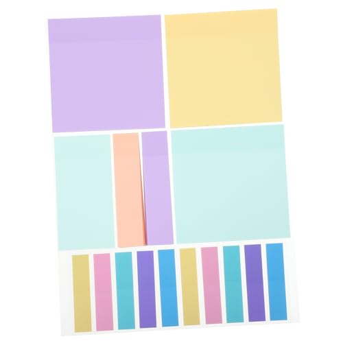 CIYODO 500 Stück Haftnotizen mit Starker Klebekraft Transparente Memo Pads Wasserfest Praktische Büro Haushalts-notizzettel für To-do-listen Erinnerungen und Schnelle Notizen von CIYODO