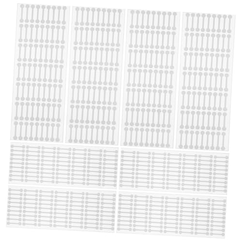 CIYODO 500 Stück Manipulationssichere Pvc aufkleber Selbstklebende Siegelstreifen für Kosmetikflaschen Versiegelungsetiketten Langlebig und Einfach Anzubringen von CIYODO