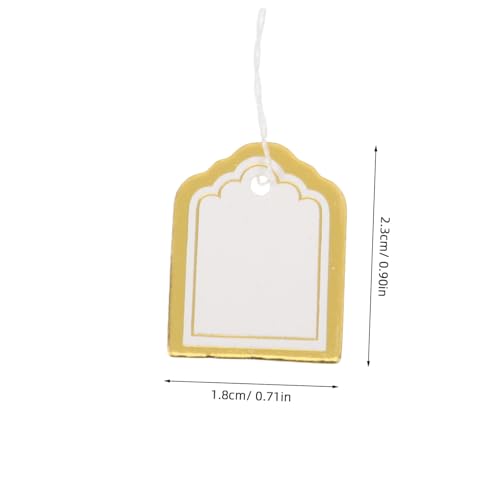 CIYODO 500 Stück Weiße Blanko Preisschilder mit Aufhängeschnur Beschreibbare Papieranhänger für Schmuck Uhren und Kleidung Vielseitige Etiketten zur Einfachen Inventur und CIYODO 500 Stück Weiße Blanko Preisschilder mit Aufhängeschnur Beschreibbare Papieranhänger für Schmuck Uhren und Kleidung Vielseitige Etiketten zur Einfachen Inventur und von CIYODO
