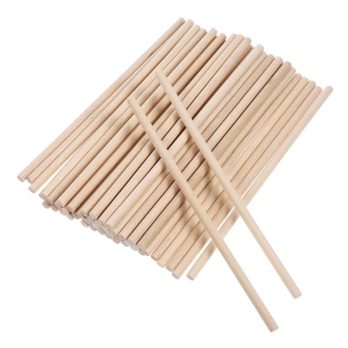 CIYODO 50Stücke Unbehandelte Holzstäbe Natürliche Dübel für DIY Projekte Bastelarbeiten Kreative Aktivitäten Sicher für Feinmotorik CIYODO 50Stücke Unbehandelte Holzstäbe Natürliche Dübel für DIY Projekte Bastelarbeiten Kreative Aktivitäten Sicher für Feinmotorik von CIYODO