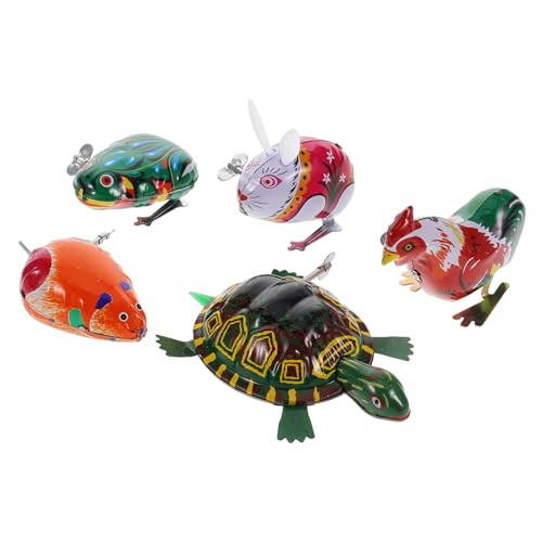 CIYODO 5Stücke Aufziehspielzeug Retro Blechspielzeug Für Lustige Und Spring Spielzeuge Als Mitgebsel Für Geburtstagsfeiern Zufällige Designs CIYODO 5Stücke Aufziehspielzeug Retro Blechspielzeug Für Lustige Und Spring Spielzeuge Als Mitgebsel Für Geburtstagsfeiern Zufällige Designs von CIYODO
