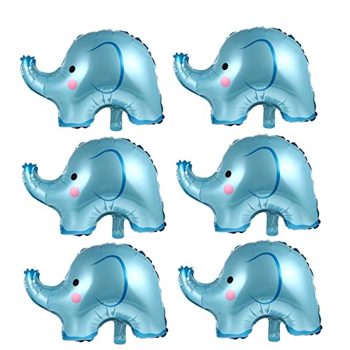 CIYODO 6 Stück Elefantenballon Party Karikatur klein elefant folienballons Luftballons für den Abschlussball süße Luftballons für Sportballon Aluminiumfolie Blue CIYODO 6 Stück Elefantenballon Party Karikatur klein elefant folienballons Luftballons für den Abschlussball süße Luftballons für Sportballon Aluminiumfolie Blue von CIYODO