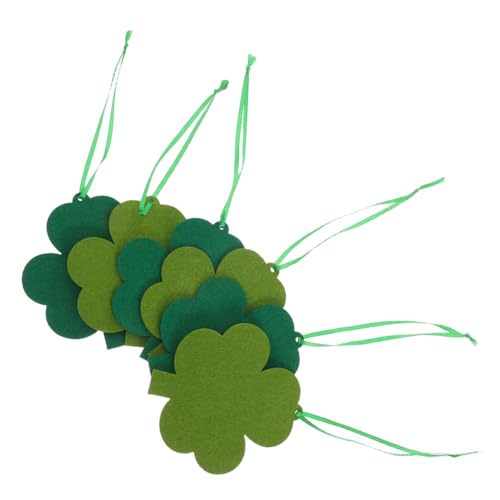 CIYODO 6stücke Filz Shamrock Deko-hänger Für Patrick Day Für Zuhause Und Feiern Weiche Ornamente Festliche Irische Dekoration CIYODO 6stücke Filz Shamrock Deko-hänger Für Patrick Day Für Zuhause Und Feiern Weiche Ornamente Festliche Irische Dekoration von CIYODO