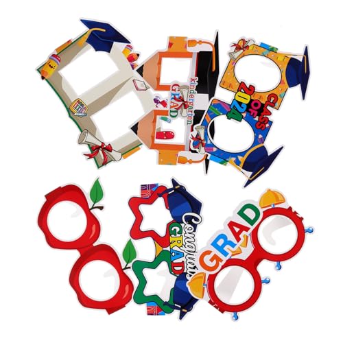 CIYODO 6 Stück Papierbrillen Partybrillen Aus Papier Für Gastgeschenke Für Abschlussfeiern Glückwunsch Brillen Für Absolventen Abschlussbild Kindergarten Abschlussfoto Requisiten CIYODO 6 Stück Papierbrillen Partybrillen Aus Papier Für Gastgeschenke Für Abschlussfeiern Glückwunsch Brillen Für Absolventen Abschlussbild Kindergarten Abschlussfoto Requisiten von CIYODO