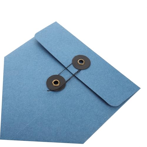 CIYODO 6 Stück Teiliges Papier Aktenhüllen mit Schnur und Knopfverschluss Große Kapazität Robuste Dokumententaschen in Farben Vielseitiger Ordner Organizer für Büro und Uni Schützend und von CIYODO
