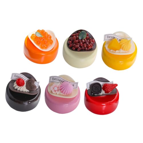 CIYODO 6 Stücke Realistische Künstliche Kuchen Modelle Gefälschte Desserts Simulation Für Hochzeit Decor von CIYODO