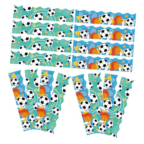 CIYODO 60 Blatt Fußball Basketball Pinnwand Aufkleber Sportliche Dekoration für Klassenzimmer und Bulletin Boards Langlebige und Wiederverwendbare Designs Je CIYODO 60 Blatt Fußball Basketball Pinnwand Aufkleber Sportliche Dekoration für Klassenzimmer und Bulletin Boards Langlebige und Wiederverwendbare Designs Je von CIYODO