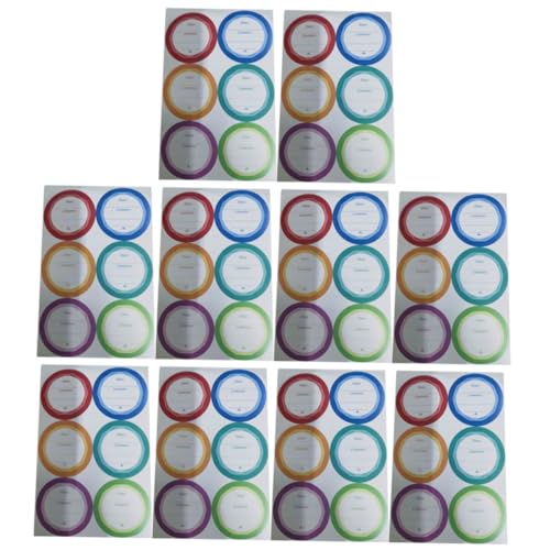 CIYODO 60 Stück Wasserdichte Datumsetiketten zum Beschriften Abziehbare Vorratsdosen Klebeetiketten Leere Handbeschriftbare Aufkleber Praktische Küchen Label für Lebensmittel und CIYODO 60 Stück Wasserdichte Datumsetiketten zum Beschriften Abziehbare Vorratsdosen Klebeetiketten Leere Handbeschriftbare Aufkleber Praktische Küchen Label für Lebensmittel und von CIYODO