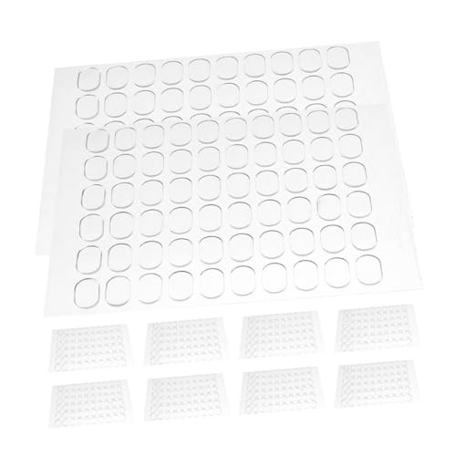 CIYODO 600 Stück Transparentes Doppelseitiges Klebeband Doppelseitige Ovale Klebeaufkleber Durchsichtige Klebestreifen Klebepunkte Klebepunkte Klebebandstreifen von CIYODO