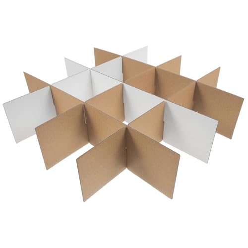 CIYODO 6Stücke Umzugskartons Trennwände Stabile Karton Trennblätter für Umzug Verpackung Schutz für Gläser Zerbrechliche Gegenstände Mittlere Robustes von CIYODO