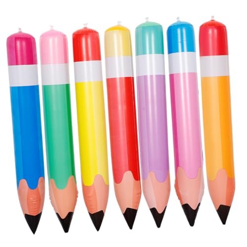 CIYODO 7 Stück Teiliges Aufblasbare Bleistifte für Schulanfang PVC Deko für Klassenzimmer Leicht und Einfach Aufzubauen Bunten Farben Langlebig und Kreativ Gestaltet CIYODO 7 Stück Teiliges Aufblasbare Bleistifte für Schulanfang PVC Deko für Klassenzimmer Leicht und Einfach Aufzubauen Bunten Farben Langlebig und Kreativ Gestaltet von CIYODO