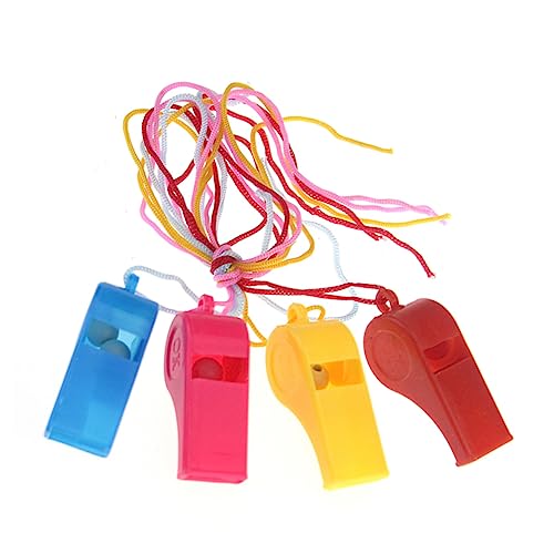 CIYODO 72 Stück Teiliges Abs Trillerpfeifen Bunte Kinderpfeifen mit Schlüsselanhänger Wasserfeste Sport und Notfallpfeifen für Outdoor Camping Wandern Sport und Anfeuerung von CIYODO