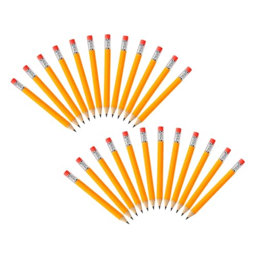 CIYODO 72 Stück Teiliges Kurze Golfbleistifte Hb aus Holz mit Radiergummi Vielseitige Schreibstifte für Büro Schule und Partys Praktische Multifunktionsbleistifte für Notizen und von CIYODO