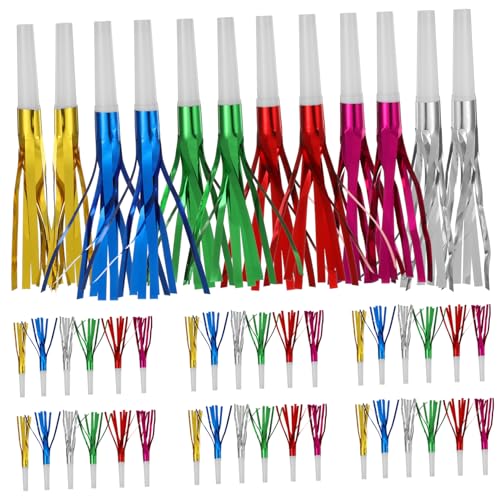 CIYODO 8 Packungen Metallic Party Bläser Geburtstags und Abschlussfeier Hornblasen Geräuschmacher für Erwachsene und Lustige Klänge für Jede CIYODO 8 Packungen Metallic Party Bläser Geburtstags und Abschlussfeier Hornblasen Geräuschmacher für Erwachsene und Lustige Klänge für Jede von CIYODO
