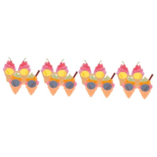 CIYODO 8 Stck. Hawaiianische Eiscreme Sonnenbrillen Lustige Partybrillen für Strand und Luau Feiern Tragbare und Wiederverwendbare Fotorequisiten Rosa und Bunte Designs CIYODO 8 Stck. Hawaiianische Eiscreme Sonnenbrillen Lustige Partybrillen für Strand und Luau Feiern Tragbare und Wiederverwendbare Fotorequisiten Rosa und Bunte Designs von CIYODO