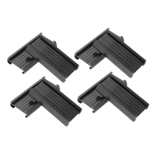 CIYODO 8 Stück PVC Etikettenhalter für Regale Transparente Preisschild Halter für Drahtregale Wiederverwendbare Halter für Zuhause Bibliothek und Büroorganisation von CIYODO