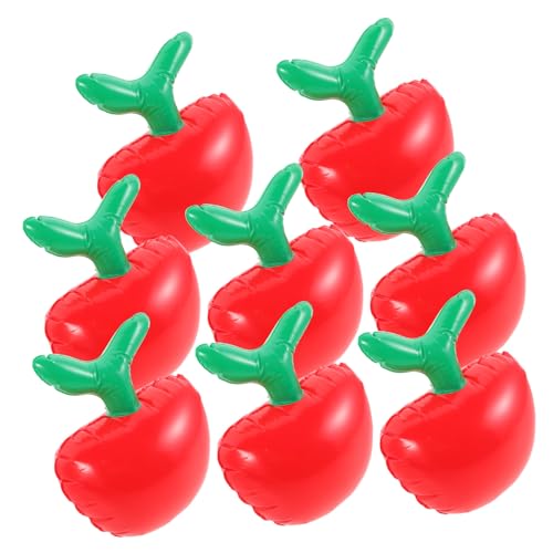CIYODO 8 Stück Teiliges Aufblasbares Apfelballon- Robustes PVC Fruchtiges Klassenzimmer-deko- Vielseitig als Partydeko Schulanfangs-favoriten und Fotorequisiten für Kinderpartys von CIYODO