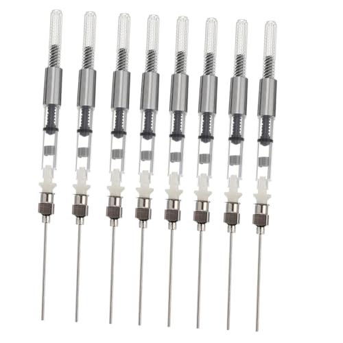 CIYODO 8 Stück Teiliges Füllfederhalter Nachfüllset Tintenabsorber aus Robustem Material Einfach zu Reinigen Wiederverwendbarer Tintenfüll konverter für Europäische Standardfeder Sparsam CIYODO 8 Stück Teiliges Füllfederhalter Nachfüllset Tintenabsorber aus Robustem Material Einfach zu Reinigen Wiederverwendbarer Tintenfüll konverter für Europäische Standardfeder Sparsam von CIYODO