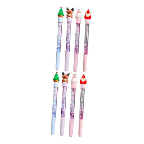 CIYODO 8 Stück Teiliges Gelstifte mit Weihnachtsmotiv Niedliche Schreibwaren Praktische Kugelschreiber für Schüler Bunte Cartoon Designs für Büro und Schule CIYODO 8 Stück Teiliges Gelstifte mit Weihnachtsmotiv Niedliche Schreibwaren Praktische Kugelschreiber für Schüler Bunte Cartoon Designs für Büro und Schule von CIYODO