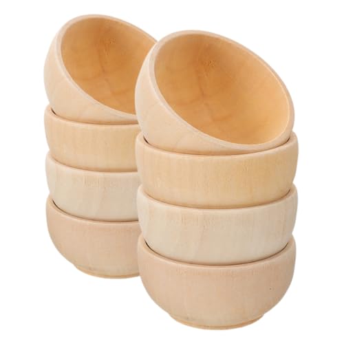 CIYODO 8 Stück Teiliges Set Diy Unlackierte Mini Holzschalen Kleine Holzschalen für Mikrolandschaften Bastelprojekte und Puppenhäuser Unbemalt Vielseitig Einsetzbar CIYODO 8 Stück Teiliges Set Diy Unlackierte Mini Holzschalen Kleine Holzschalen für Mikrolandschaften Bastelprojekte und Puppenhäuser Unbemalt Vielseitig Einsetzbar von CIYODO
