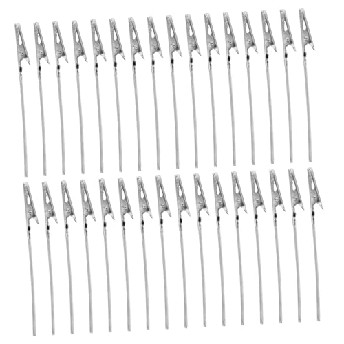 CIYODO 80 Stück Teiliges Metall-draht Klammerhalter Starker Griff Memo-clip Vielseitig für Visitenkarten Fotos Notizen Moderner Büro Diy-kartenhalter von CIYODO