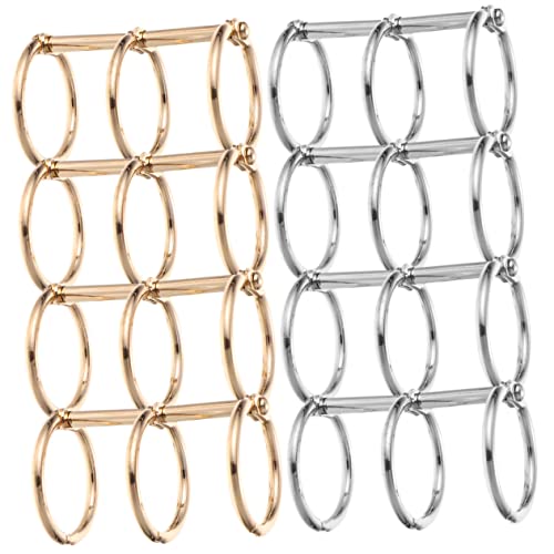 CIYODO 8Stücke Metall Bindemittel Ringe Ring Buch Bindemittel Ringe für Lose für Lehrer Installieren Starker Halt Glatt CIYODO 8Stücke Metall Bindemittel Ringe Ring Buch Bindemittel Ringe für Lose für Lehrer Installieren Starker Halt Glatt von CIYODO