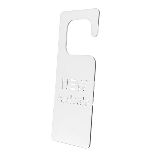 CIYODO Acrylhängeetikett Transparent Bruchsicher Kreative Design Anhänger für Bekleidungsläden Langlebige Hochtransparente Werbe und Preisschilder Praktische Informationsanzeige von CIYODO