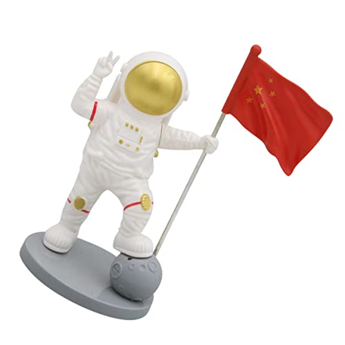 CIYODO Astronaut Kuchen Deko Figur Aus Kunststoff Kreatives Kuchenschmuck Für Geburtstagsfeiern Und Raumdekoration Astronauten Ornament Für Lebendige von CIYODO