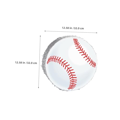 CIYODO Baseball Pinata mit Augenbinde und Konfetti Sportliches Partyspiel für Jungen und Mädchen Dekoration für Baseball-party Shower und Sport-motto Geburtstag von CIYODO