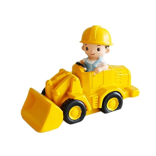 CIYODO Baufahrzeug Push Kuchendekoration für Realistisches Kunststoffspielzeug Party Gefälligkeit Cake Topper Sammlung von CIYODO