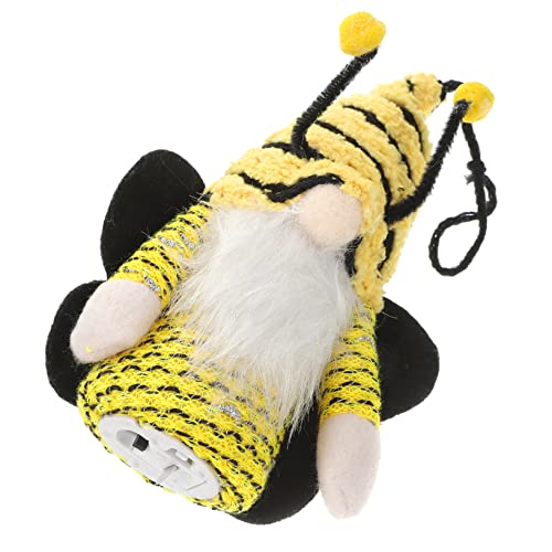CIYODO Bienenfest Zwerg Dekoration Leuchtende GNOME Puppe für Partys Süße Tischdeko für Zuhause für Schlafzimmer und Wohnzimmer für Feste und Anlässe von CIYODO