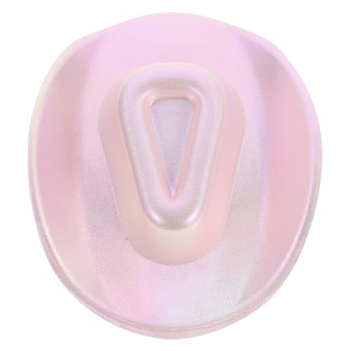 CIYODO Dekorative Miniaturhüte Trendy Dekorationen Mädchen Bunt Stroh Klein Puppenhüte Selber Machen Mall-Hut Miniaturhüte Basteln Hut Für Puppen Mini-Hut Miniaturhut Mini-hüte Eva Rosa von CIYODO