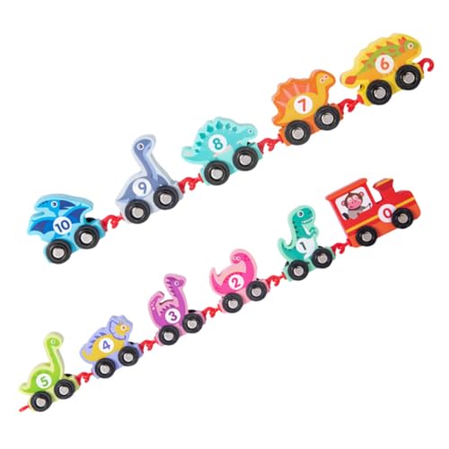 CIYODO Dinosaurier Spielzeug Zug Mit Holzfiguren Zahlen Pädagogisches Lernspielzeug Für Junge Mädchen Farbiger Tierblock Holzzüge Für Schreibtischdekoration CIYODO Dinosaurier Spielzeug Zug Mit Holzfiguren Zahlen Pädagogisches Lernspielzeug Für Junge Mädchen Farbiger Tierblock Holzzüge Für Schreibtischdekoration von CIYODO