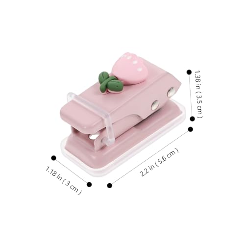 CIYODO Einzellocher Mini lochstanzer Tragbar Metall PP DIY Bastel lochstanzer für Scrapbook Ordner Geschenkanhänger Papier Buchbindematerialien Verstellbar Praktisches Handlochgerät von CIYODO