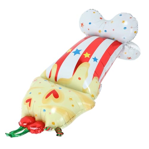 CIYODO Eisballon steht Creme z geformt tragbar Party luftballons Aluminiumfolienballons Aufblasbare Folienballons Hawaii-Ballon Dessertballons hawaiianischer Folienballon Bunt von CIYODO